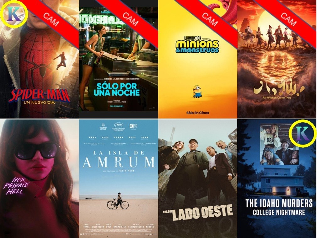 Cartelera Viernes 31 de Julio